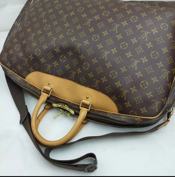 Louis Vuitton Alize2Poches Travel Bag - Brown Monogram - Picture 5 of 9